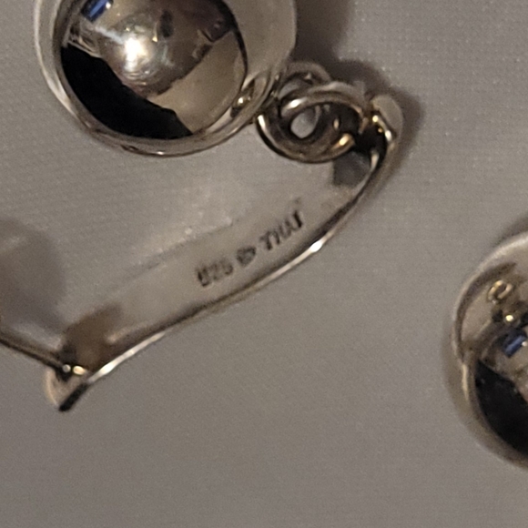 Thai Silver Earrings - Picture 4 of 4